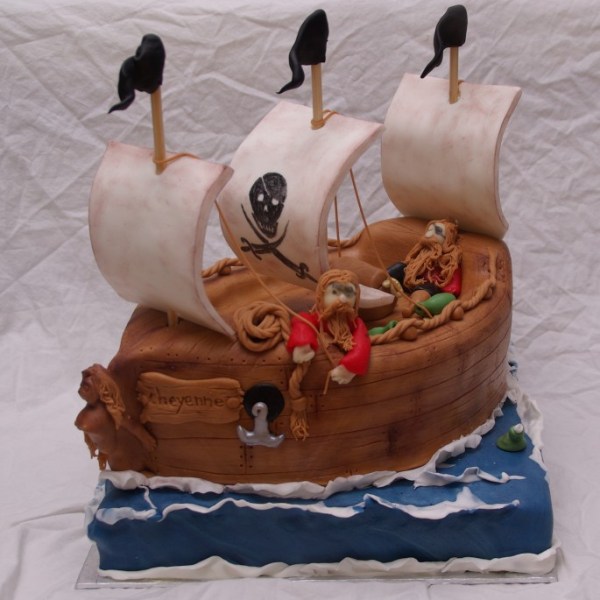 piratenschip taart taartenkunst rotterdam nesselande