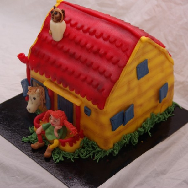 pippi langkous villa kakelbont taart