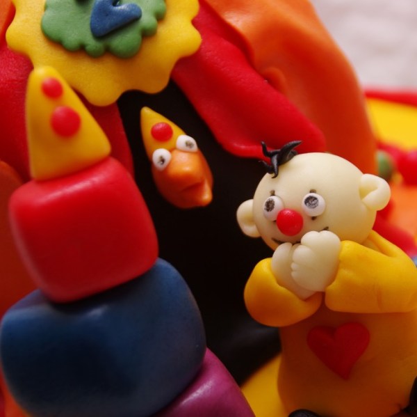 bumba taart met bijpassend meppertje