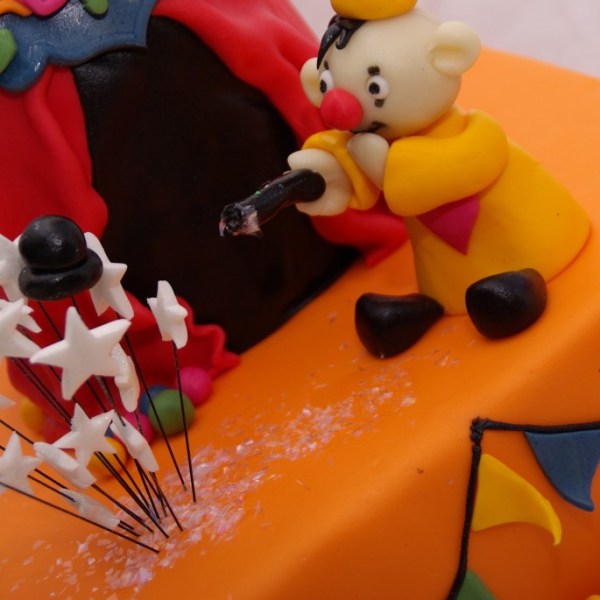 Bumba Bumbalu taart met bijpassend meppertje