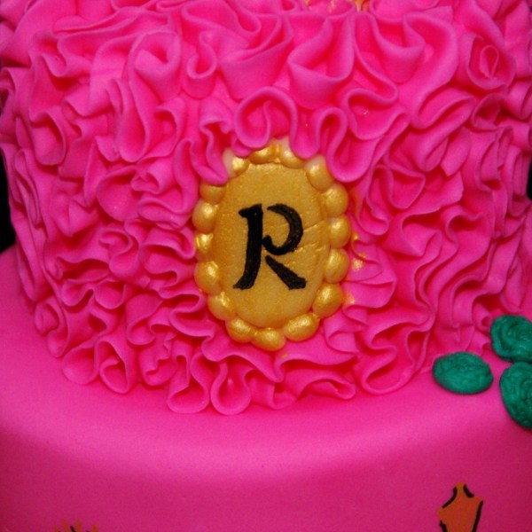 roze sweet sixteen taart