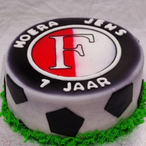 Feyenoord logo voetbaltaart