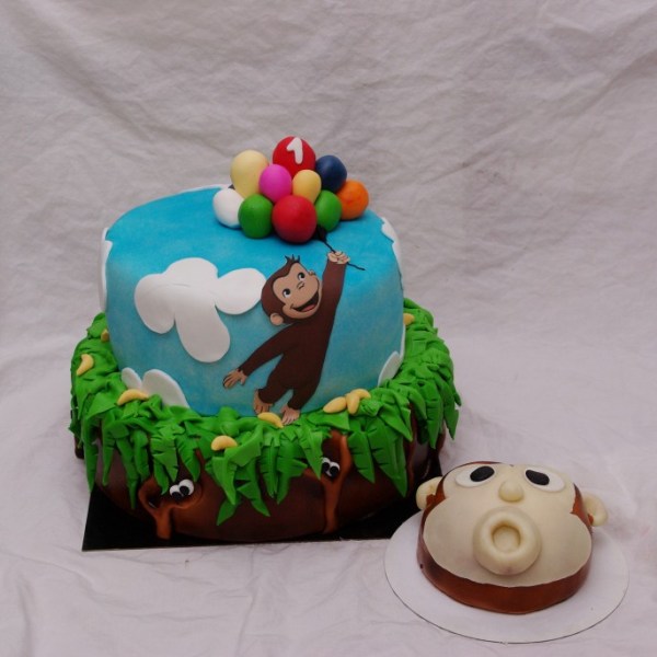 curious george nieuwsgierig aapje stapel taart met bijpassend meppertje curious george nieuwsgierig aapje stapel taart met bijpassend meppertje