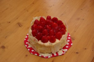 aardbeien taartenkunst met aardbeien