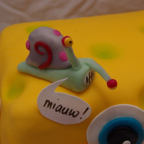 spongebob taart