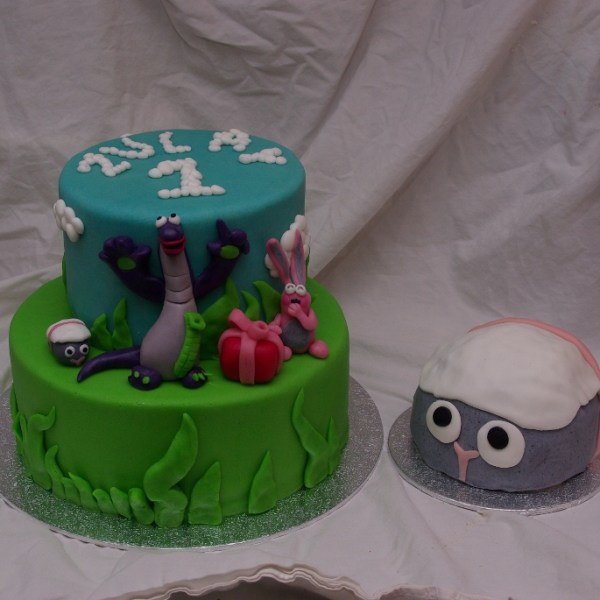 dibo the giftdragon taart