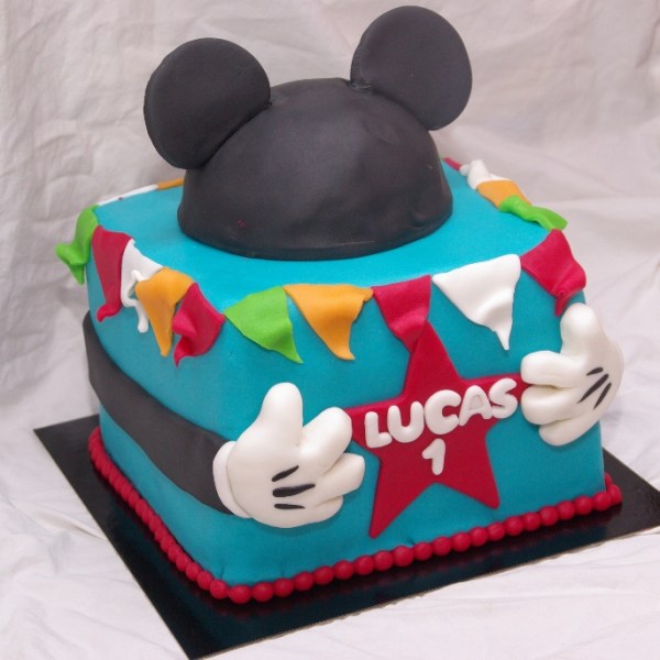 mickey mouse taart
