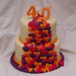 bruidstaart voor 40jarig jubileum