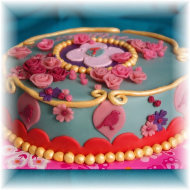 oilily/pip style verjaardagstaart