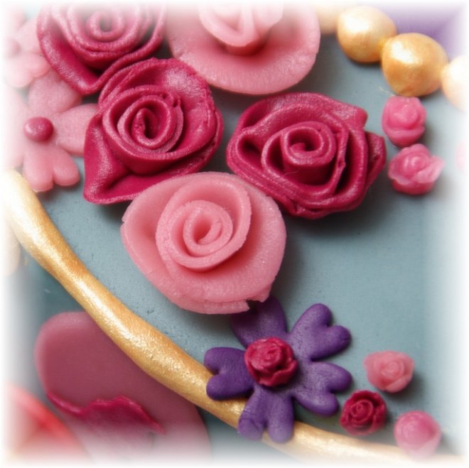 verjaardagstaart in oilily/pip stijl