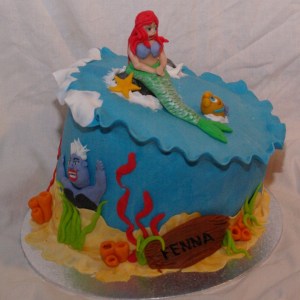 ariel de kleine zeemeermin taart ariel de kleine zeemeermin taart