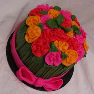 bosje bloemen taart TAART & kUNST rotterdam nesselande