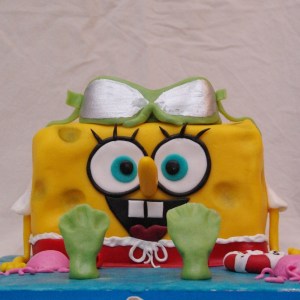 spongebob squarepants taart spongebob squarepants taart