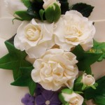 bruidstaart n.a.v. bruidsboeket (12,5 jarig jubileum)