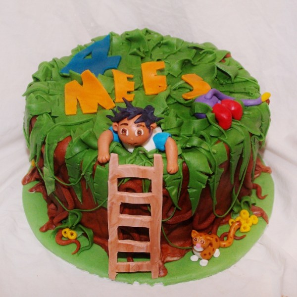 go diego jungle taart go diego jungle taart