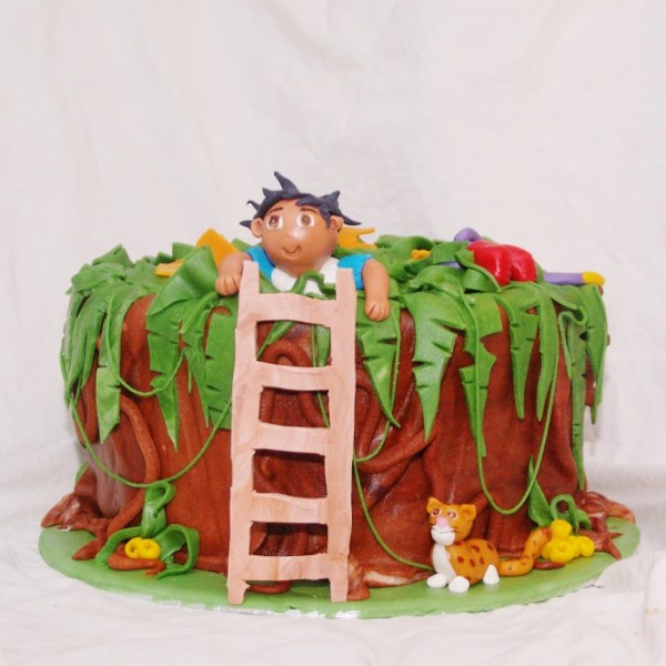 go diego jungle taart go diego jungle taart