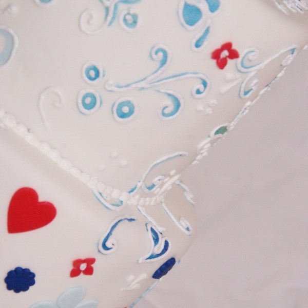 delfts blauw bruidstaart