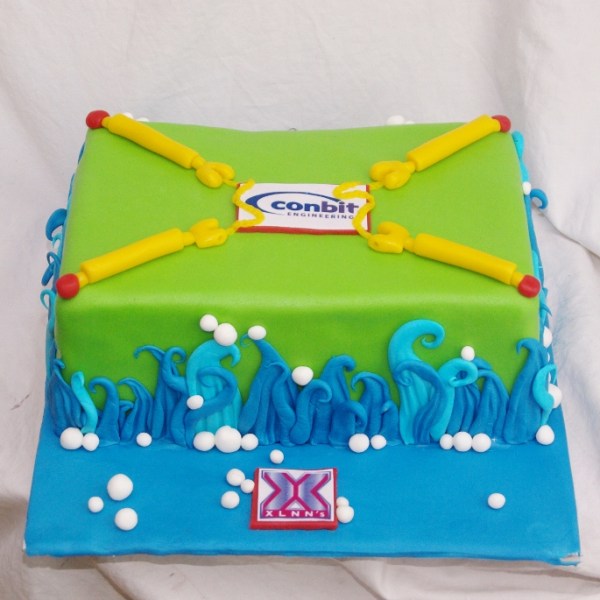 zakelijke taart xlnn's corporate cake