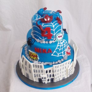 spiderman taart