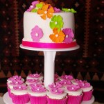 bruidscupcakes met aansnijtaartje