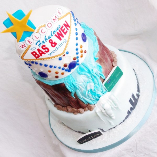 amerika bruidstaart, las vegas, niagara falls en skatebaan new york