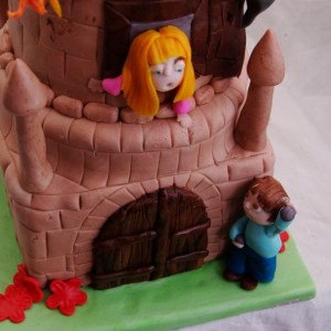 draak / kasteel / prinses taart draak / kasteel / prinses taart