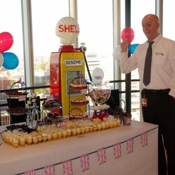 sweet table UK-day bij Shell sweet table UK-day bij Shell