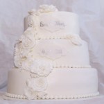 verlovingstaart met rozenwaterval