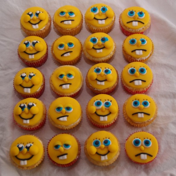 spongebob squarepants cupcakes