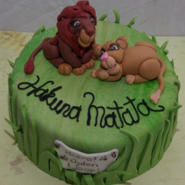 hakuna matata lion king taart rotterdam nesselande