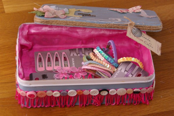 kado blik voor haaraccesoires