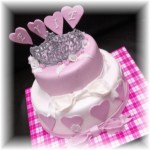 prinsessentaart met tiara