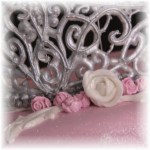 zilveren tiara van royal icing