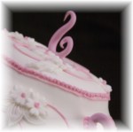 theepot en draaitafel taart