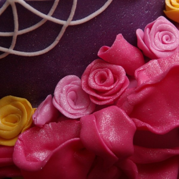 fondant bow & rose fondant strik en roos