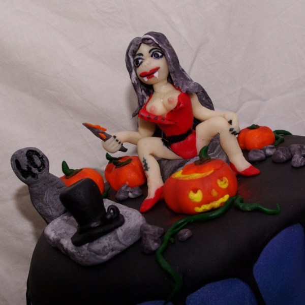 sexy Halloween taart