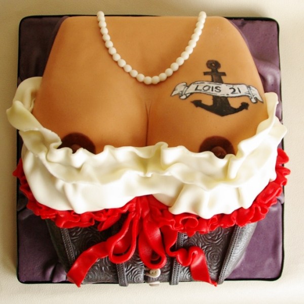 boobies borstentaart