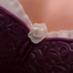 borstentaart boobies met piercing