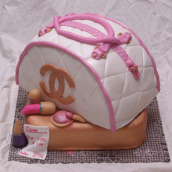 chanel tas taart chanelbag cake