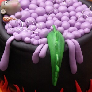 krokodil in heksensoep heksentaart