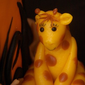 giraffe van marsepein giraffe heksen taart