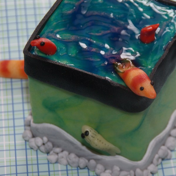 nanocube taart garnalentaart