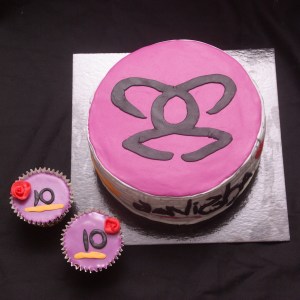 Spanga's taart met cupcakes spangastaart met spangascupcakes