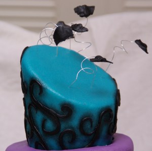 halloweentaart met vleermuizen