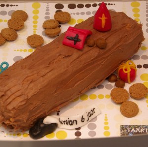 sint en piet boomstam yule log bûche de noel