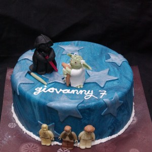 star wars lego star wars taart yoda darth vader