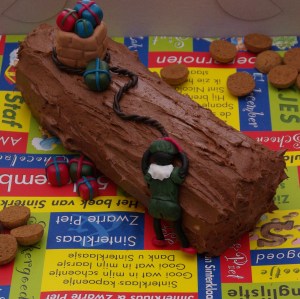 buche de noel yule log boomstammetje sinterklaas