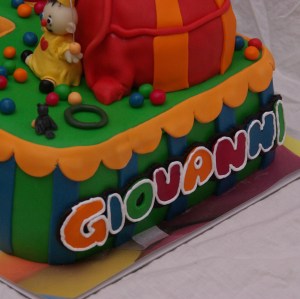 bumbataart met bumbaletters en bumba figuren