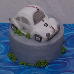 Herbie auto taart Herbie auto taart