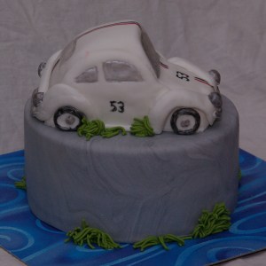 Herbie auto taart Herbie auto taart